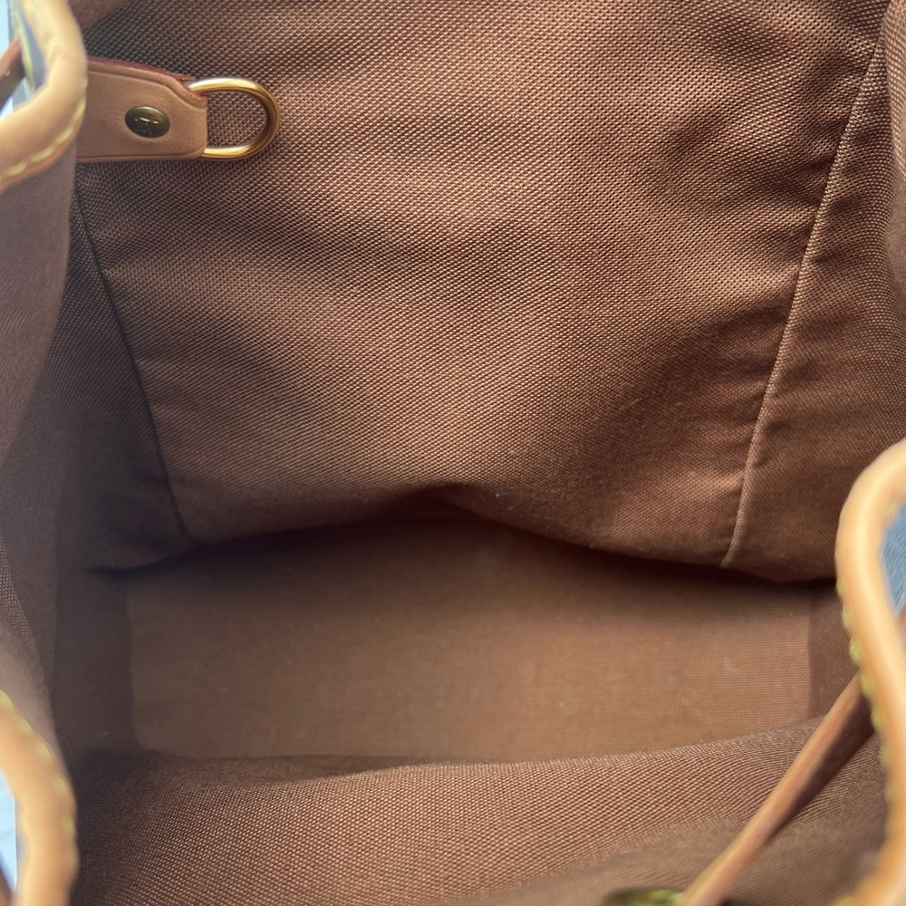 Authentic✅ Louis Vuitton Montsouris PM M51137 Monogram Canvas Backpack Brown - Picture 12 of 12